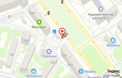 Магазин разливных напитков Bier-hoff на карте