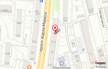Букетик на Маркса на карте