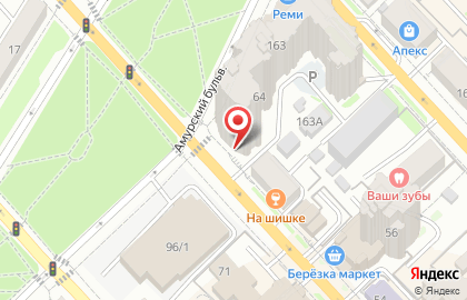Продуктовый магазин на улице Дзержинского на карте