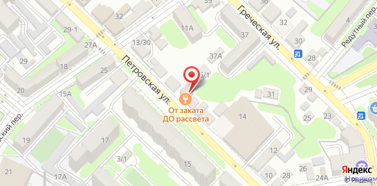 Бар От заката до рассвета на карте