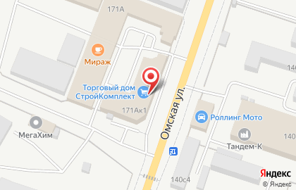 Магазин продуктов на Омской, 171а/1 на карте