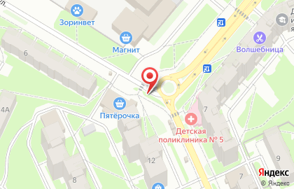 Киоск по продаже печатной продукции Аргументы и факты на Южной улице на карте