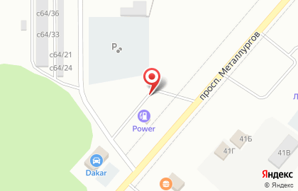 Автостоянка Пионерный на карте