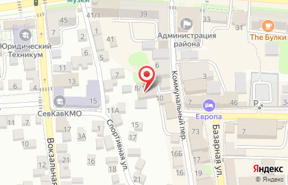 КБ Кубань кредит на Спортивной улице на карте