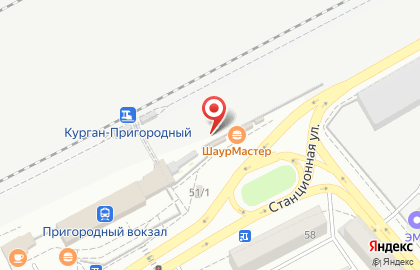 Магазин фастфудной продукции Шаурмастер на Станционной улице на карте