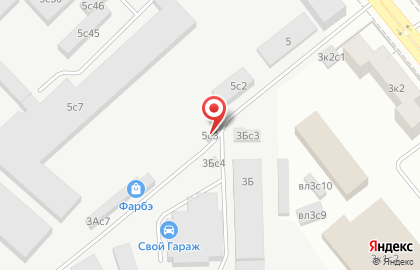 Московский бетонный завод на Автомоторной улице на карте