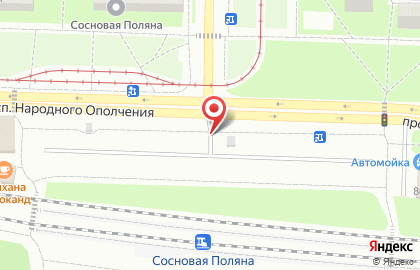 Автостоянка в Санкт-Петербурге на карте