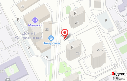 Продуктовый магазин в Екатеринбурге на карте