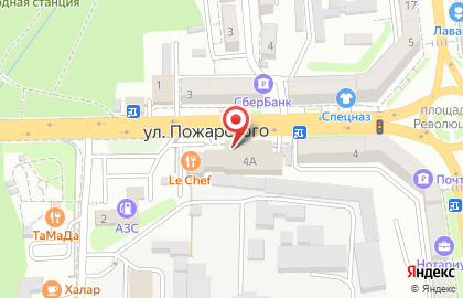 Фирменный магазин Samsung на улице Пожарского на карте
