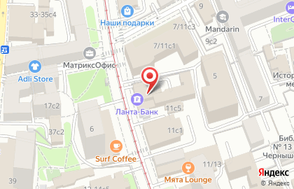 Торгово-производственная компания Российская женьшеневая корпорация на Новокузнецкой улице на карте