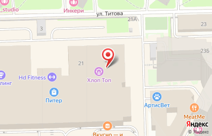 Фитнес-клуб Экстра Спорт в Московском районе на карте