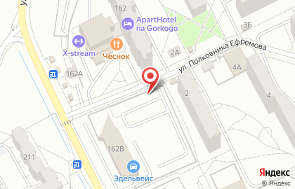 Автостоянка в Калининграде на карте
