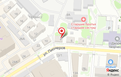 Косметический салон Лелея в Октябрьском районе на карте