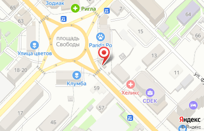 Киоск фастфудной продукции Шаурма-Сити на улице Грибоедова на карте