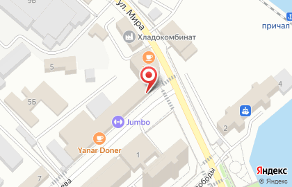 Продуктовый магазин Юпитер в Новороссийске на карте