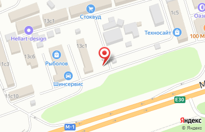 Шиномонтажная мастерская на Внуковской улице на карте