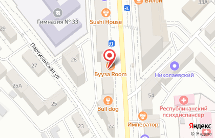 Кафе Бууза Room в Советском районе на карте