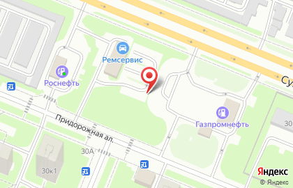 Автостоянка в Санкт-Петербурге на карте