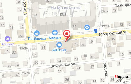 Магазин профессиональной косметики Парикмахер в Астрахани на карте