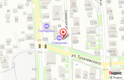 Доходный дом Северный на карте