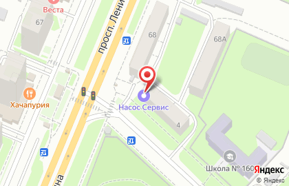 Торгово-монтажная компания Насос-Сервис на улице Адмирала Нахимова на карте