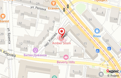 Стоматологическая клиника Amber Stom на карте