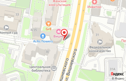 Булочная-пекарня Жар-Свежар на улице Вишневского на карте