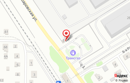 Компания по установке и продаже газового оборудования ГБО на Хабаровской улице на карте