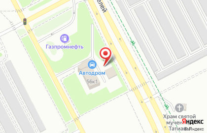 Автосервис Автодром на бульваре Строителей на карте