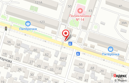 Киоск быстрого питания Русский аппетит на улице Циолковского, 125 на карте