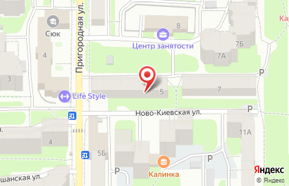 Специализированный магазин ЛяКонд на Ново-Киевской улице на карте