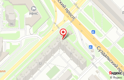 Салон красоты Катрин на Суздальском проспекте на карте