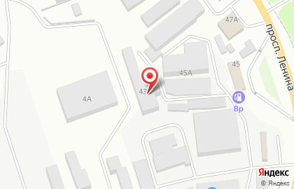 Ателье мебели №1 на проспекте Ленина на карте