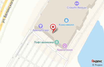 Магазин авторской мягкой мебели Christina K на улице Белинского на карте