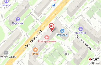 Банкомат Банк ВТБ 24 в Великом Новгороде на карте