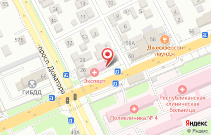 Салон красоты Black cat на улице Барбашова на карте