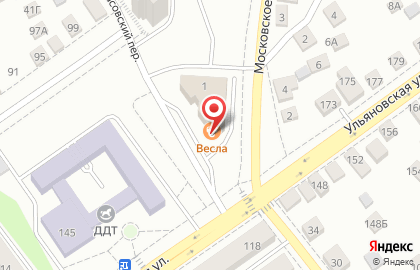 Суши-бар Суши вёсла на Московской улице на карте
