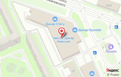 Официальный дилер Hyundai ДАКАР на проспекте Большевиков на карте