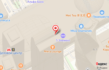 Ресторан ИНСАМ в Москва-Сити на карте
