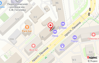 Учебный центр Госзаказ в РФ на проспекте Ленина на карте
