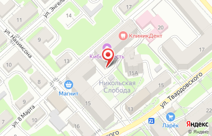 Новостройки в Смоленске на карте