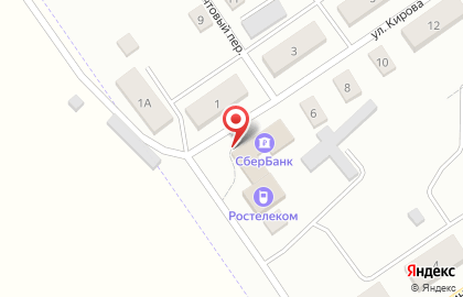 Октябрьский, почтовое отделение на карте