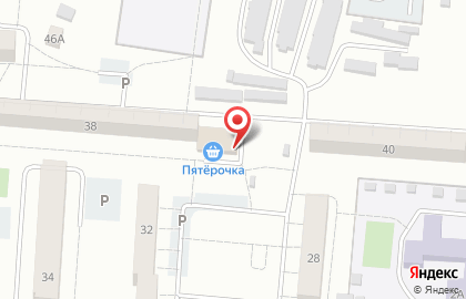 Гипермаркет Пятёрочка в Кировском районе на карте