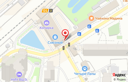 Сеть постаматов PickPoint на улице Маковского на карте