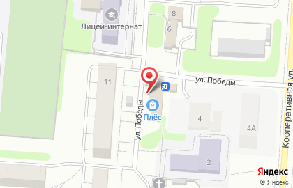 Киоск по продаже печатной продукции Пресса на улице Победы на карте