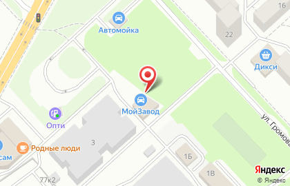 Автомойка МойЗавод на карте