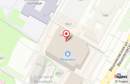 Элион на Вешняковской улице на карте
