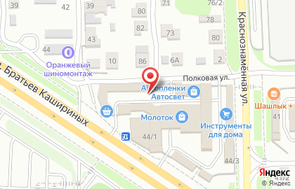 Diler.center на улице Братьев Кашириных на карте