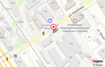 Продуктовый магазин в Барнауле на карте