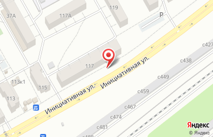Магазин разливного пива на Инициативной улице на карте